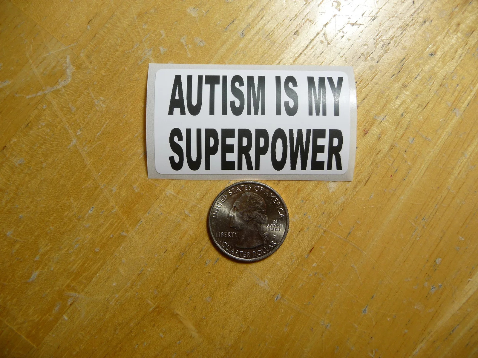 AUTISM IS MY SUPERPOWER STICKER DECAL 1 – 50 BULK PACK SUPPORT AWARENESS