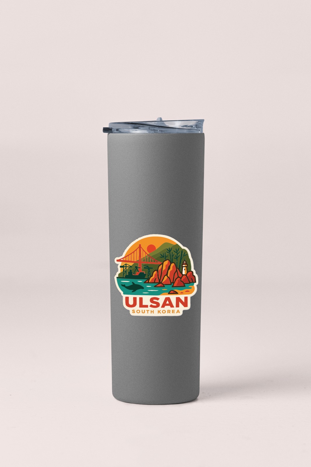 Ulsan South Korea Sticker Decal Vinyl Die-Cut City Skyline Landmark Design