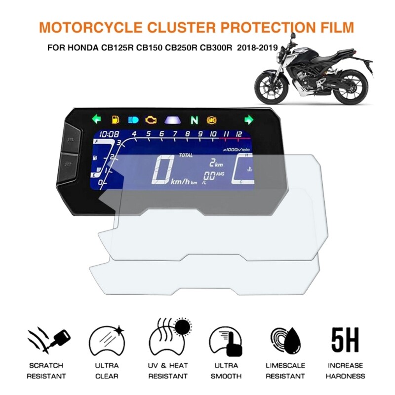 Motorcycle Cluster Scratch Protection Film Dashboard Instrument Screen Sticker