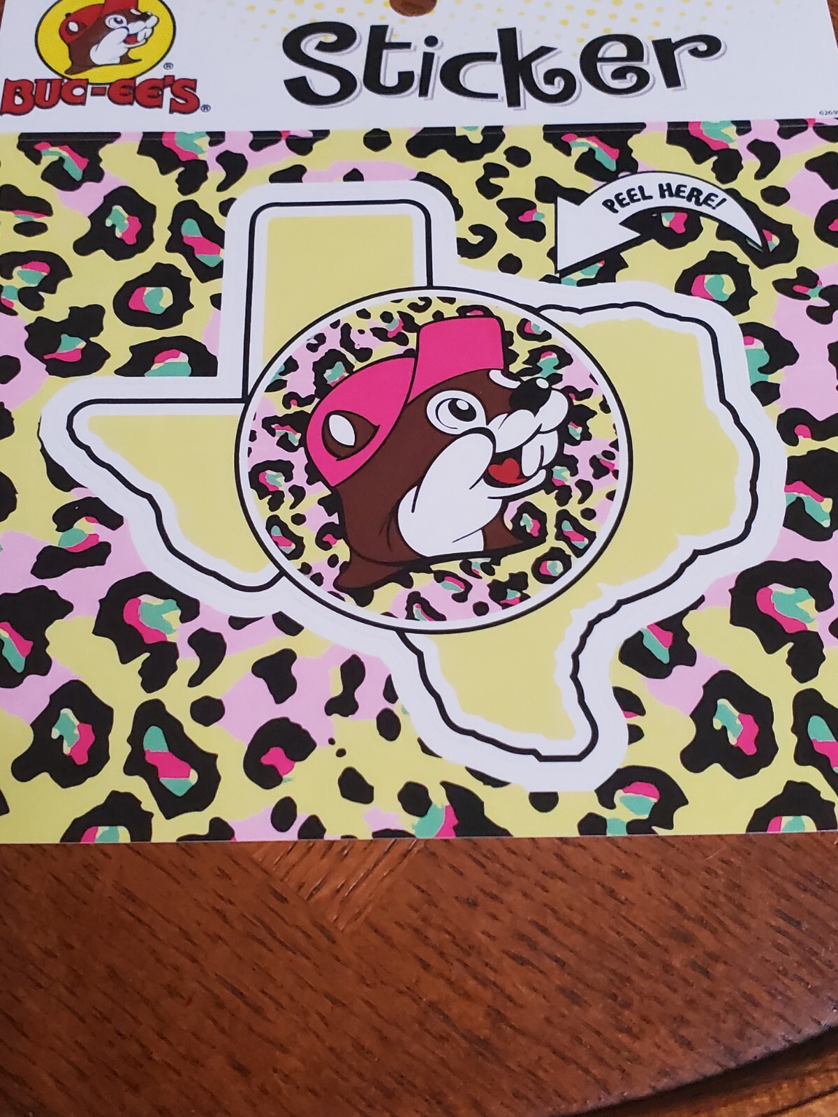 Bucees Sticker Decal Texas 5 X 4