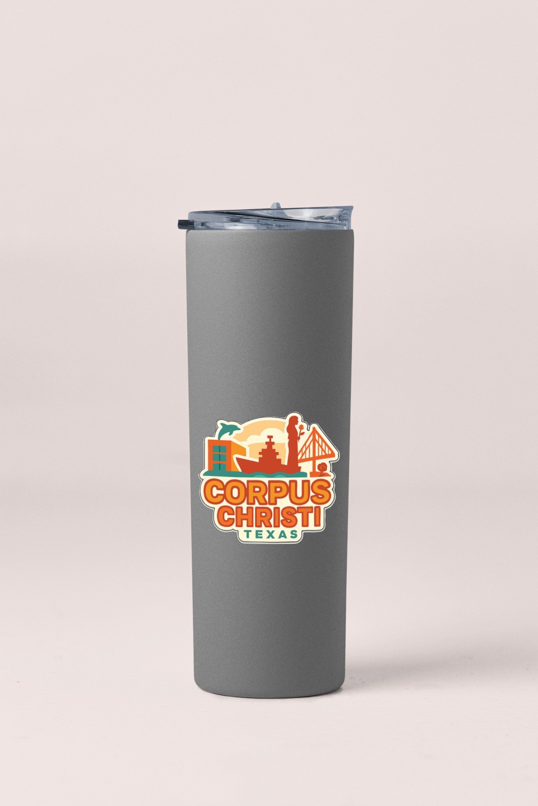 Corpus Christi Texas Sticker Decal Vinyl Die-Cut City Skyline Landmark Design