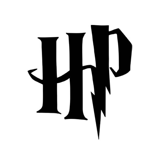 Harry Potter HP Initial Letters Vinyl Decal
