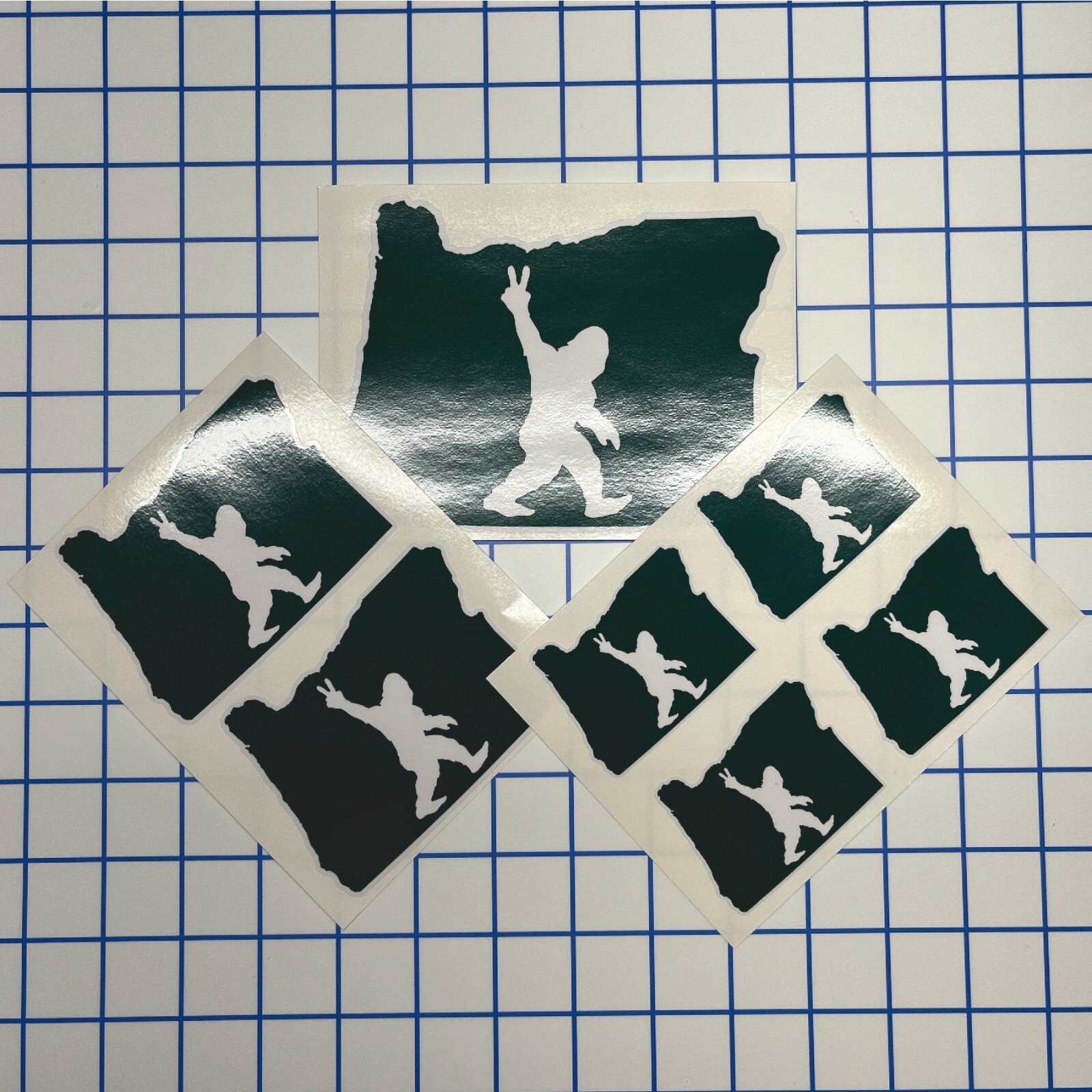Sasquatch aka Bigfoot or Yeti 7-PACK – High Quality Laminated Stickers Oregon