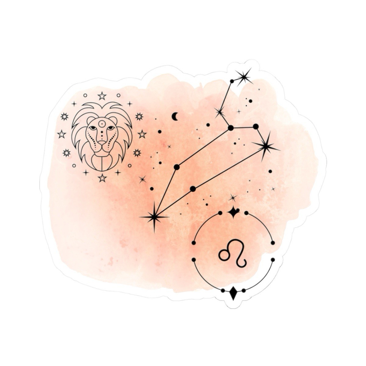 Zodiac Stickers | Perfect for Laptop Water Bottle Phone Case Notebook | 12 Pack