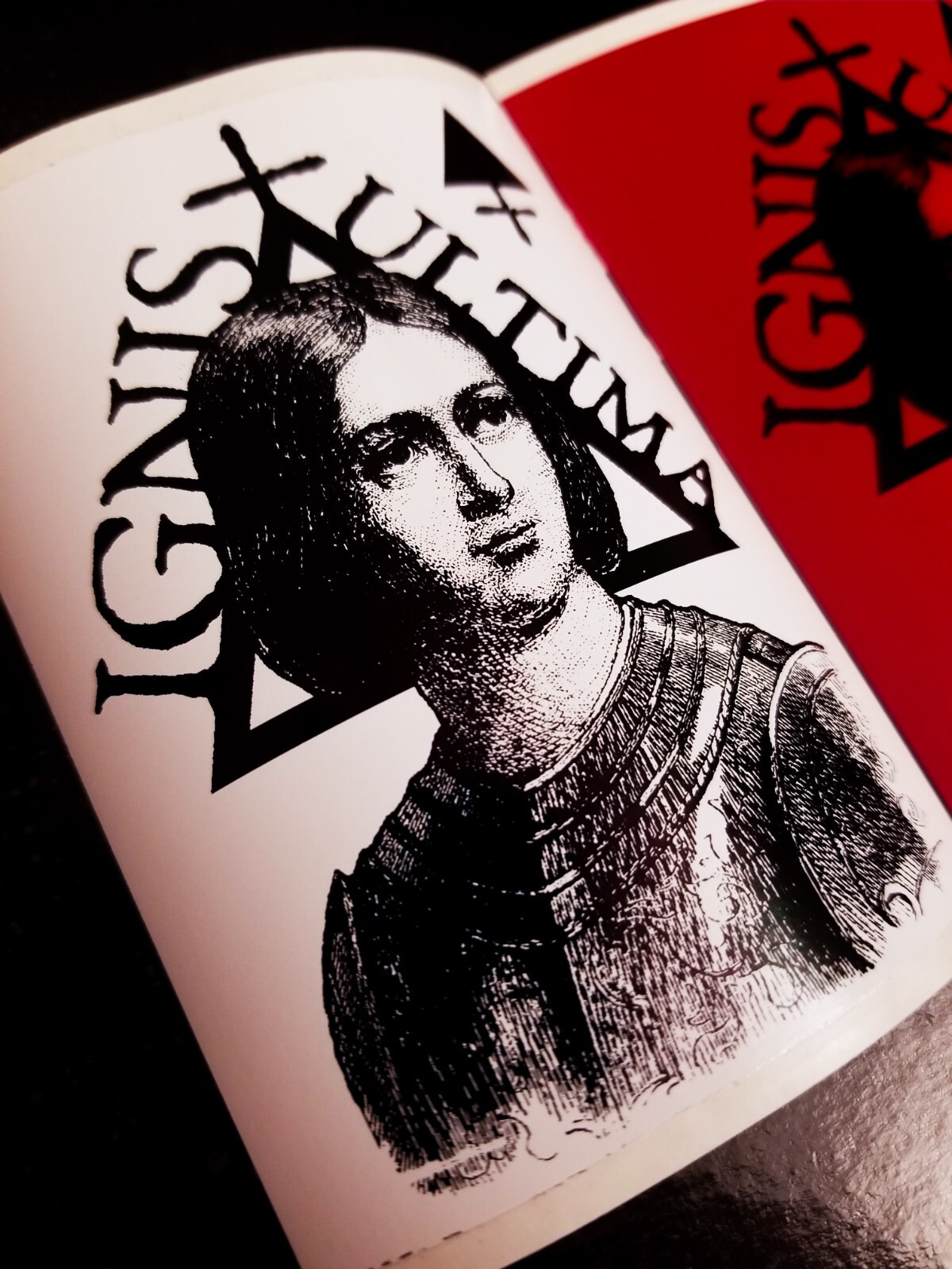 ♆ Joan of Arc 5 x 4" Waterproof Vinyl Sticker [💪 HQ Durability!] Occult Goth