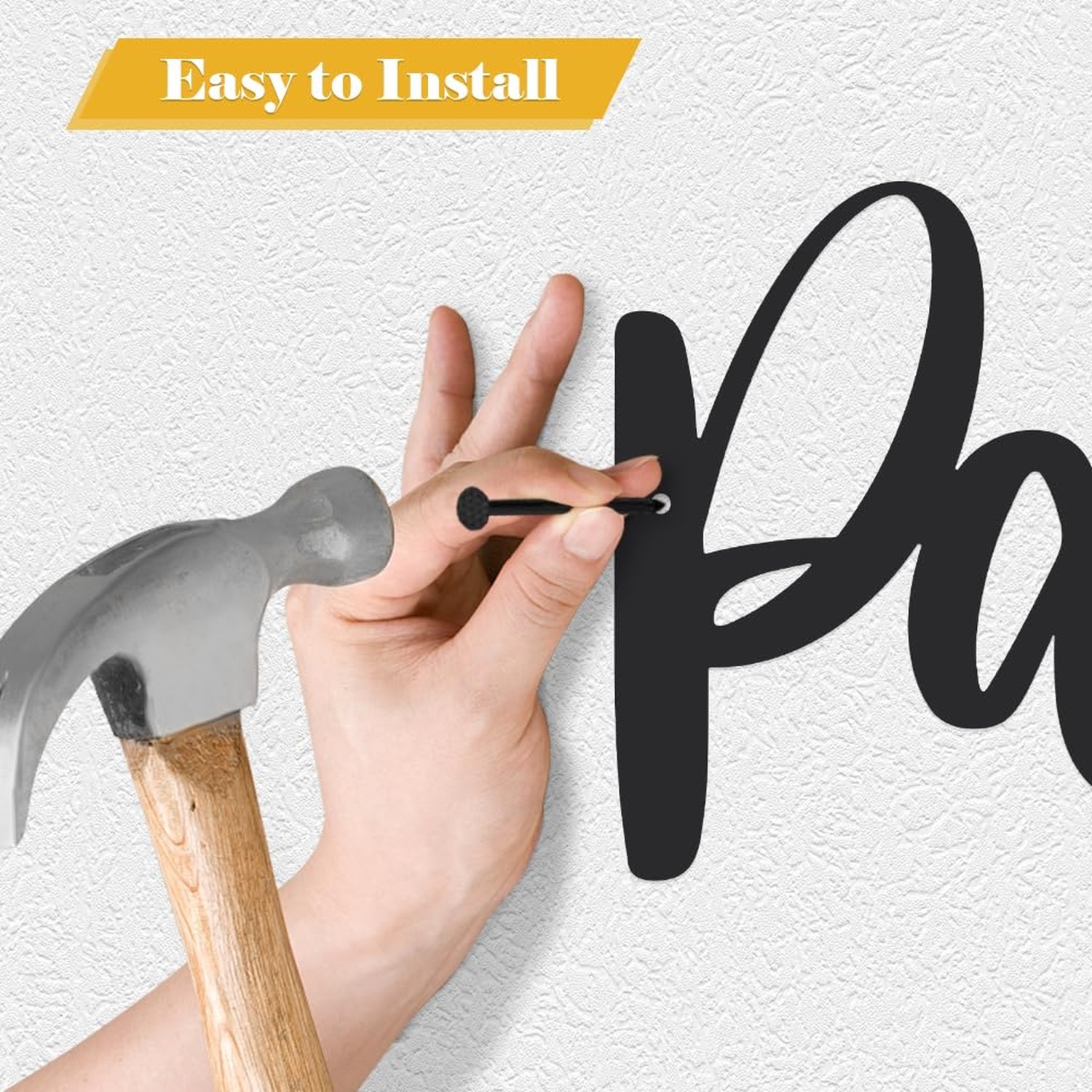 Pantry Black Metal Iron Wall Decoration Home Decor Signs for Hallway Living R…