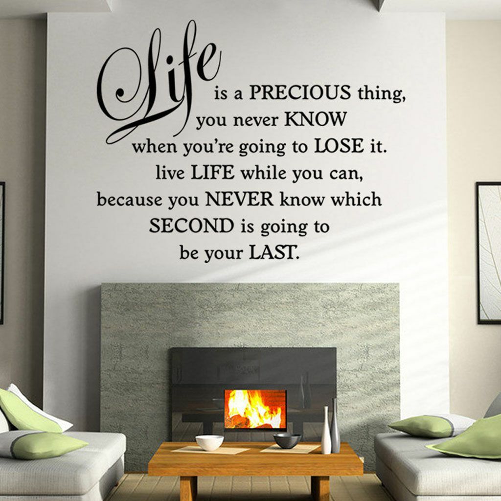 Vinyl Home Room Decor Art Quote Wall Decal DIY Stickers Bedroom Removable Mural