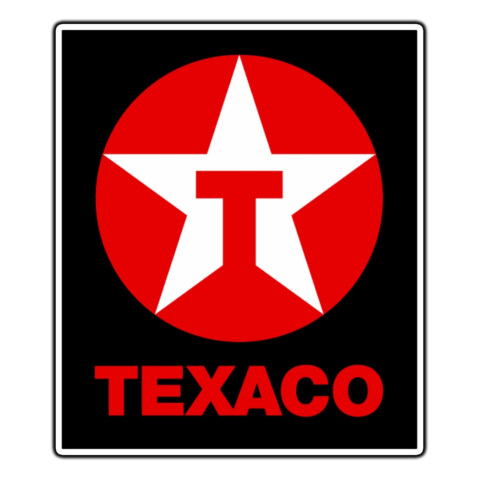 Texaco Logo #3 Sticker Waterproof Vinyl Decal Die-Cut Laptop Car
