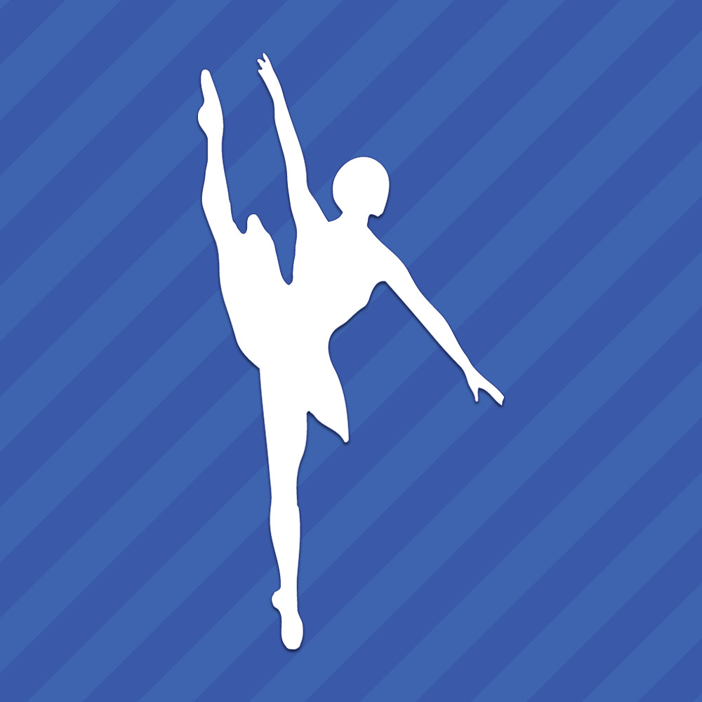 Ballet Dancer Vinyl Decal Sticker Ballerina