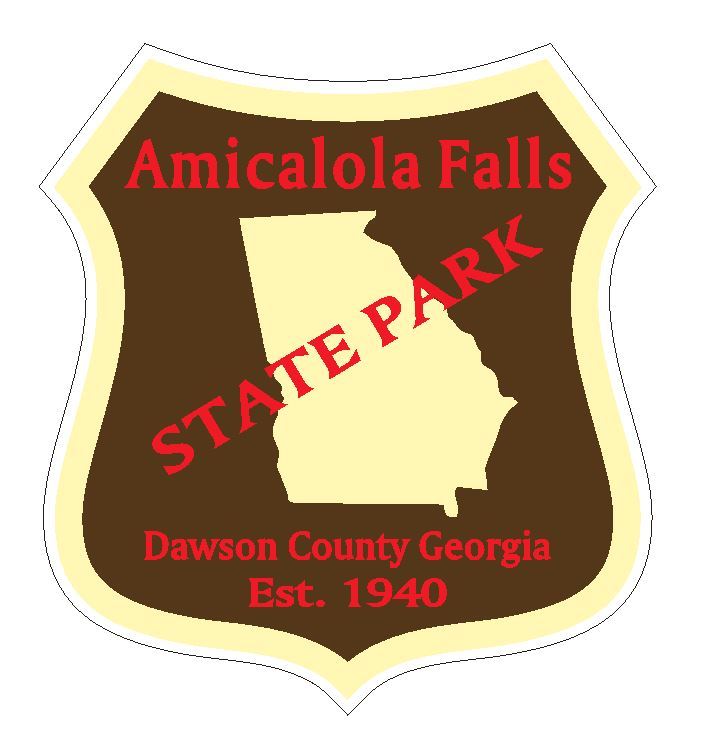 Amicalola Falls State Park Sticker R4903 Georgia YOU CHOOSE SIZE