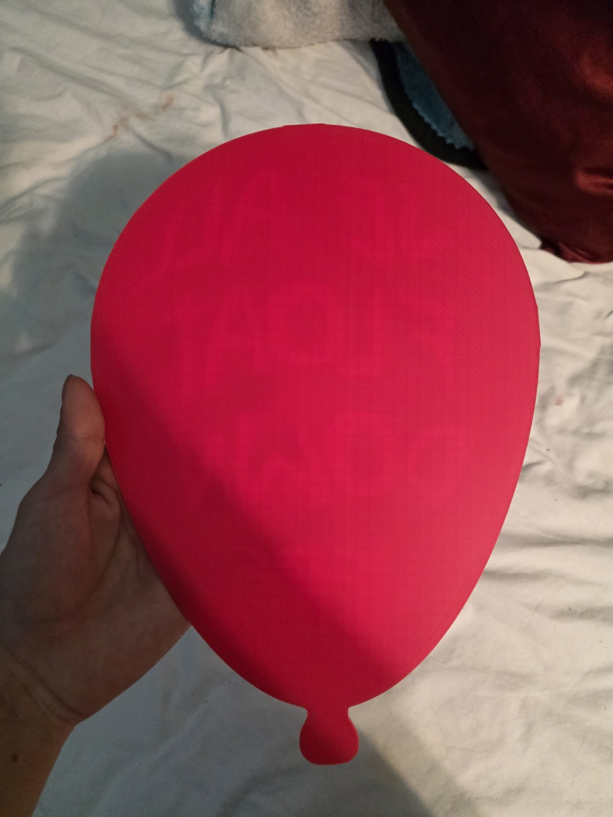 3D Printed It Red Balloon Wall Decoration