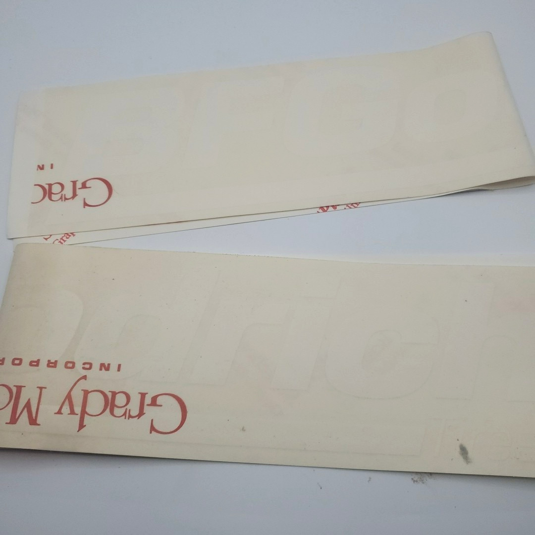 BF Goodrich Tires Sticker Large Racing Sticker Car Window 25×4 inch White Lot 2
