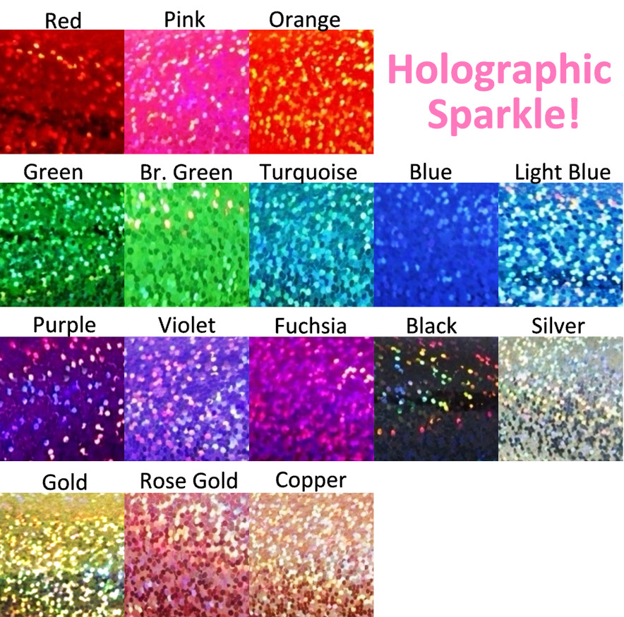 Holographic Sparkle Circle Sticker Sheet! – Choose a Size & Color!