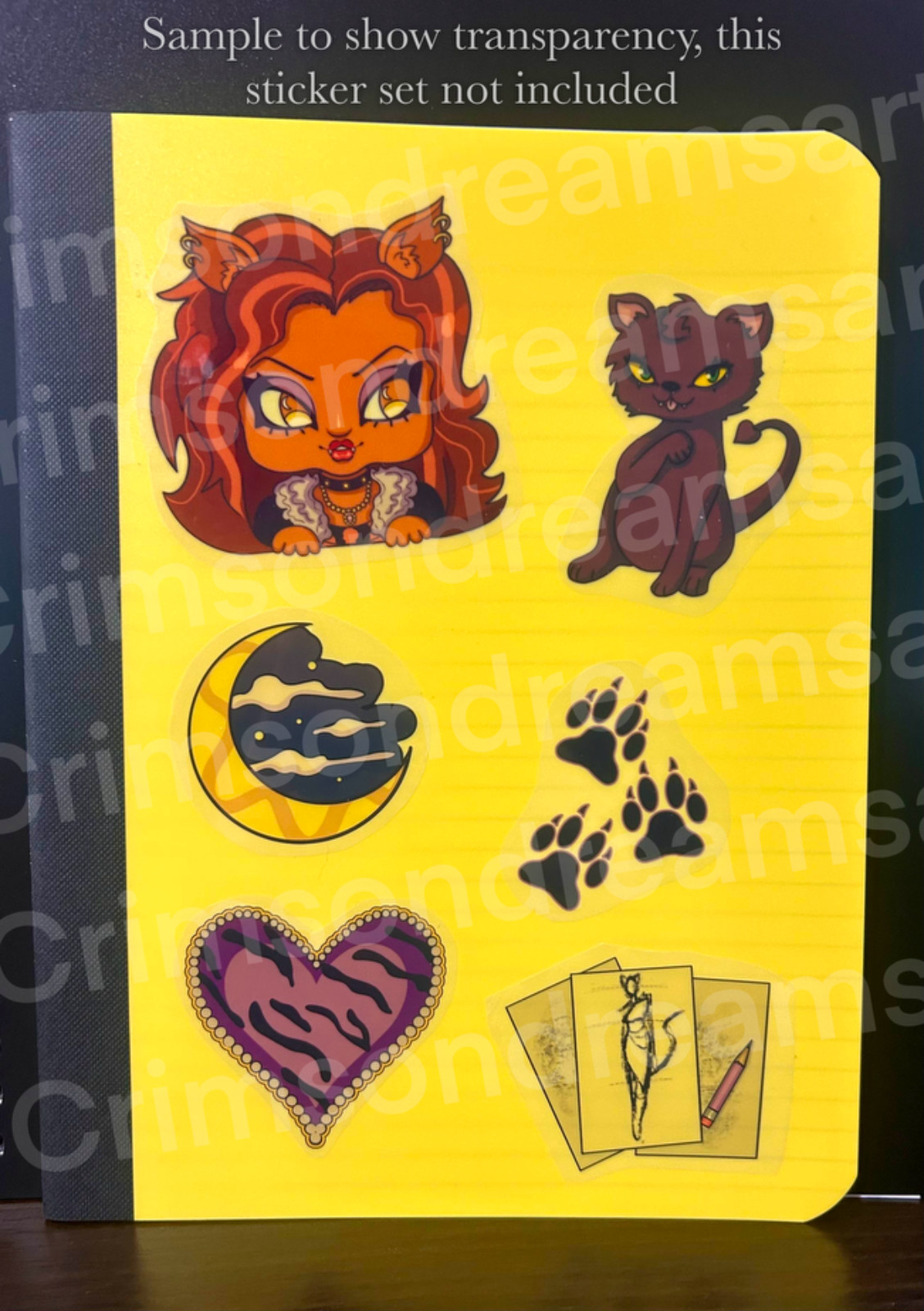 Abbey Bominable Character Sticker Monster High – Homemade, hand cut and original
