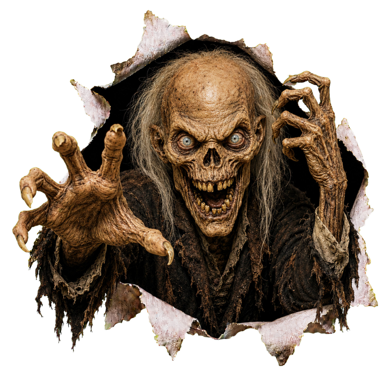 Crypt Keeper Peekaboo Sticker Horror Collection Creepy Matte Vinyl Decal