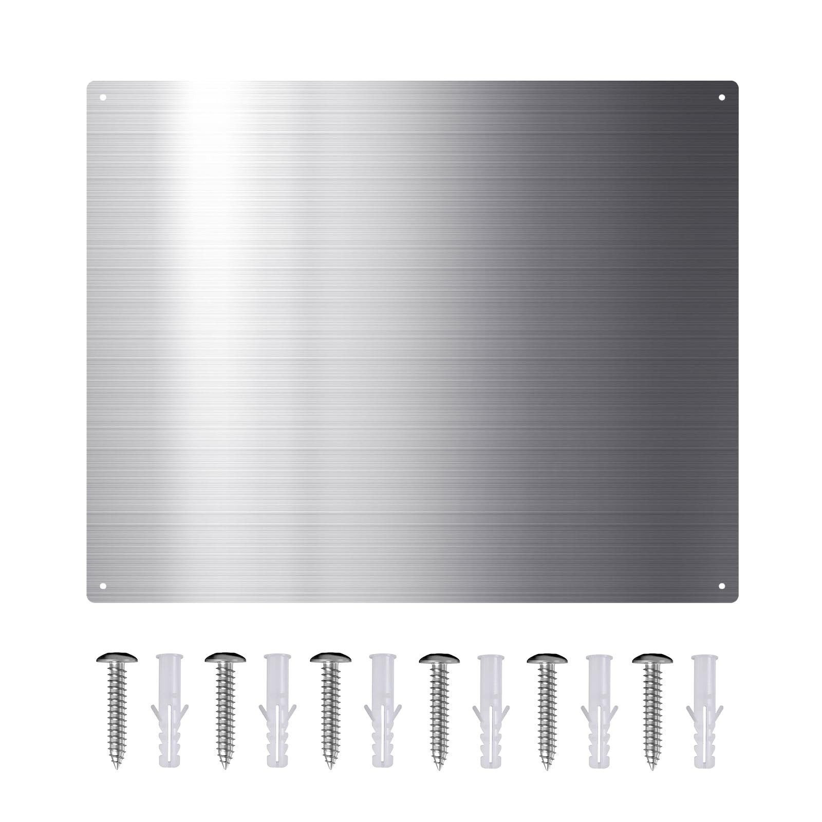 Kitchen Wall Shield – 24×30 Inch Stainless Steel Stove Backsplash for Easy