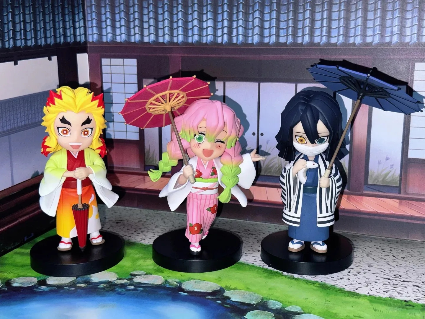 New Anime Figure Demon Slayer Figures Kimetsu No Yaiba Doll Plum Rain Series Bli