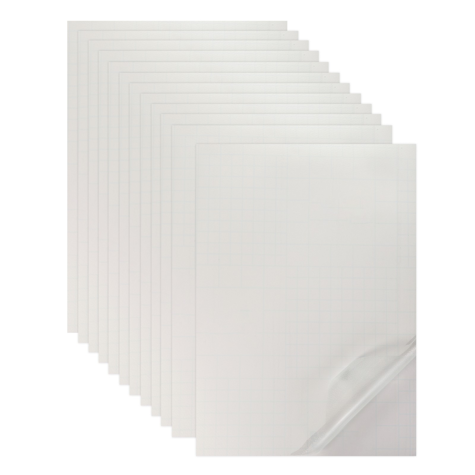 12 Sheets 8.3"x11.7" Holographic Sticker A4 Self-Adhesive Film(Textured)