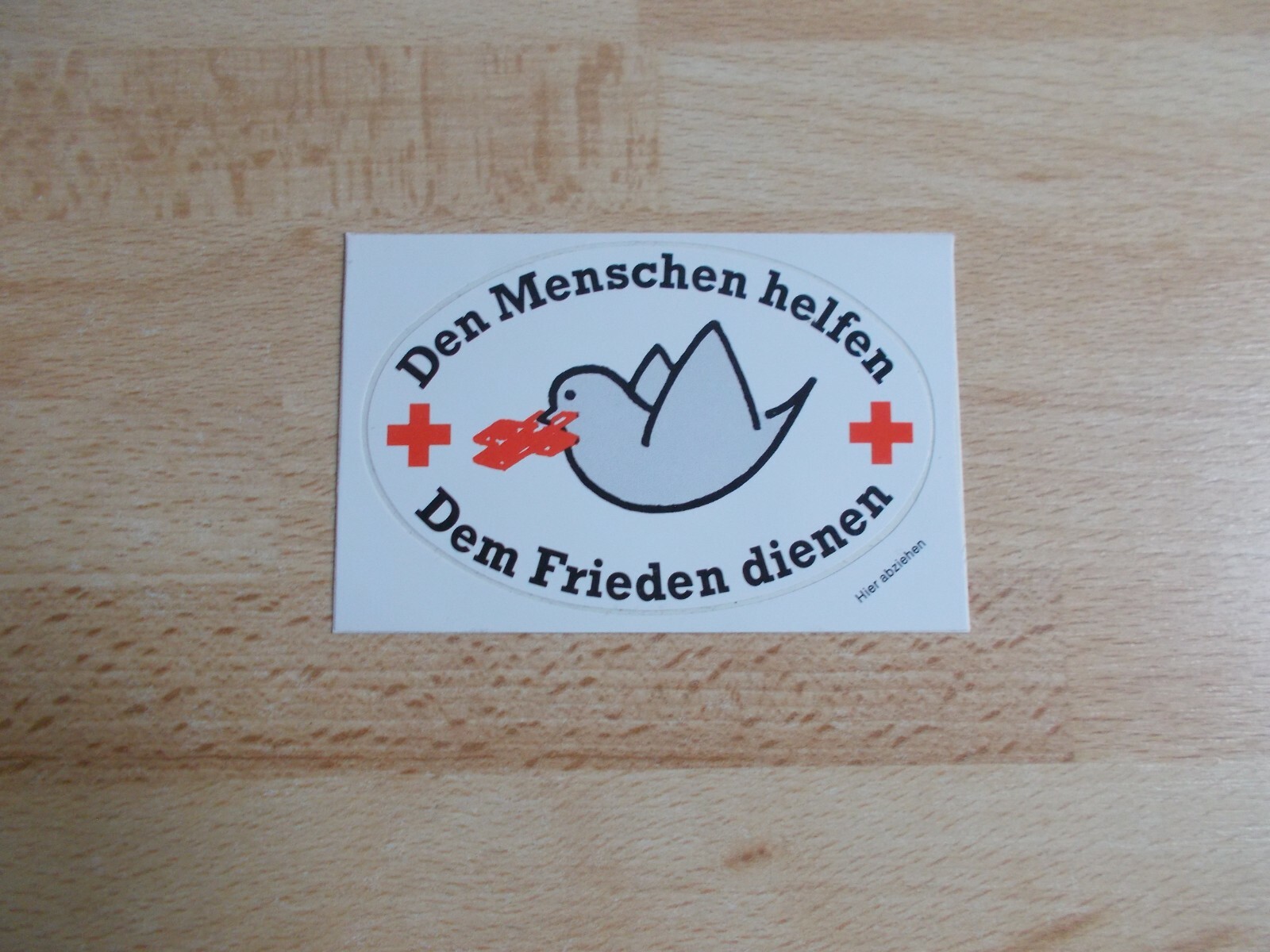Sticker Cross Red German ( No. 3)