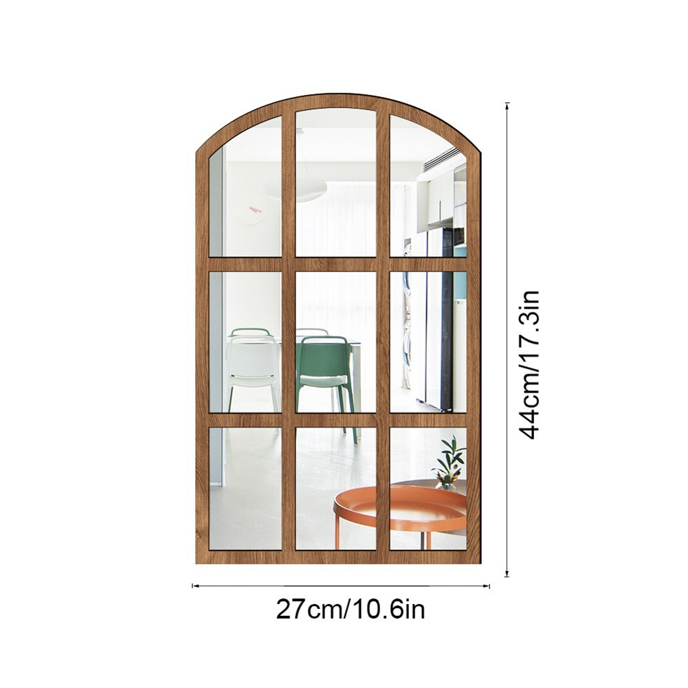 Imitation Window Acrylic Mirror Wall Sticker for Depth and Style in Your Home