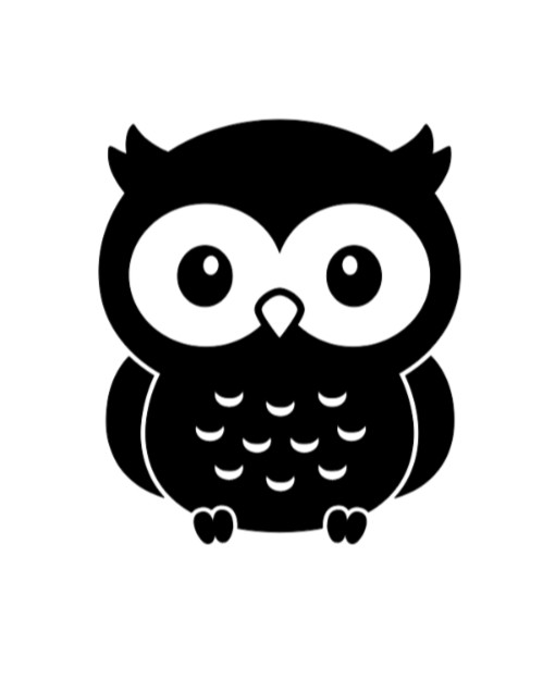 Cute Owl Vinyl Decal Sticker Car Truck Window Laptop Water bottle Wildlife
