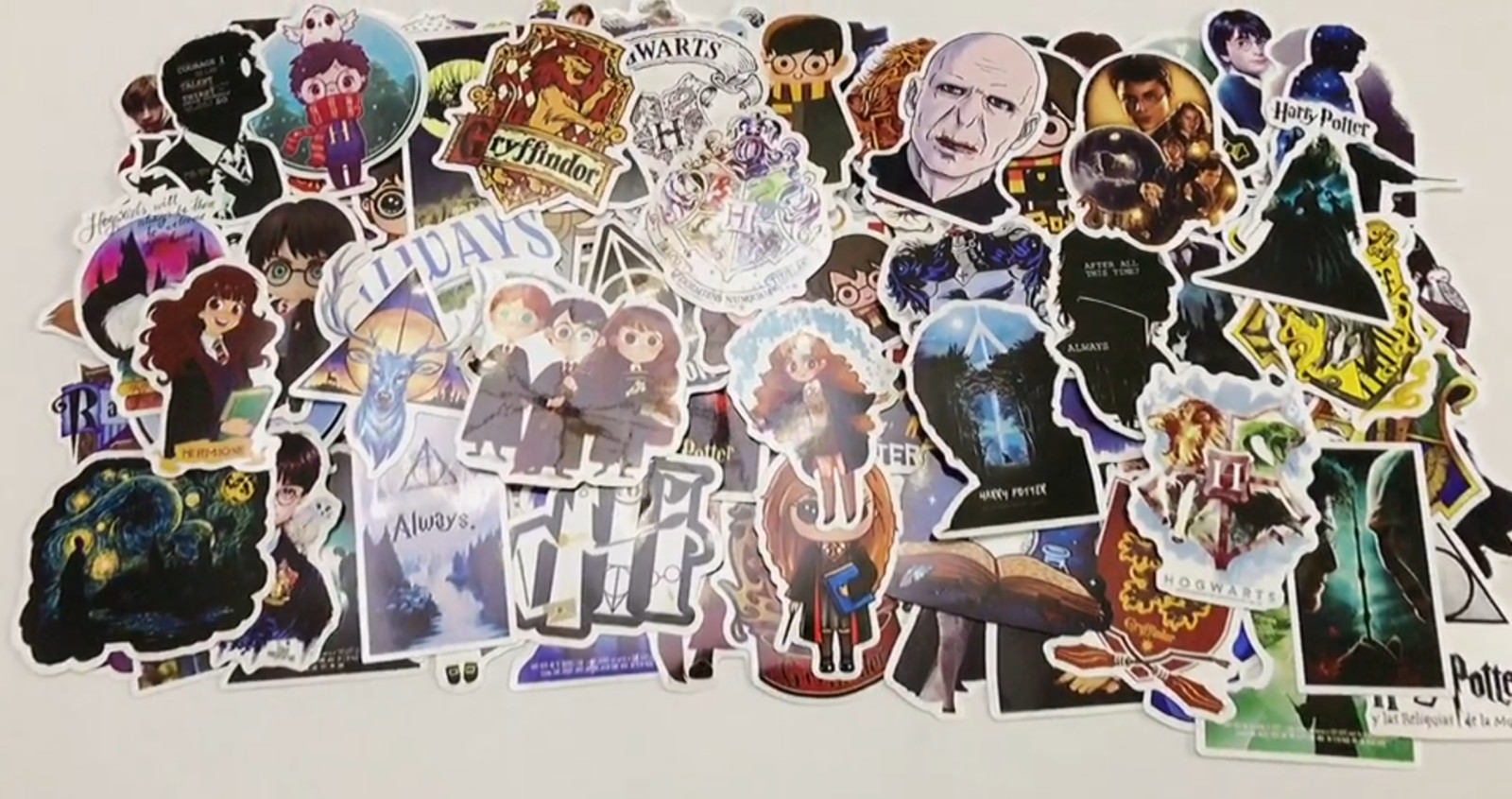 Harry Potter Stickers 100 Set Decal Sticker Lot New