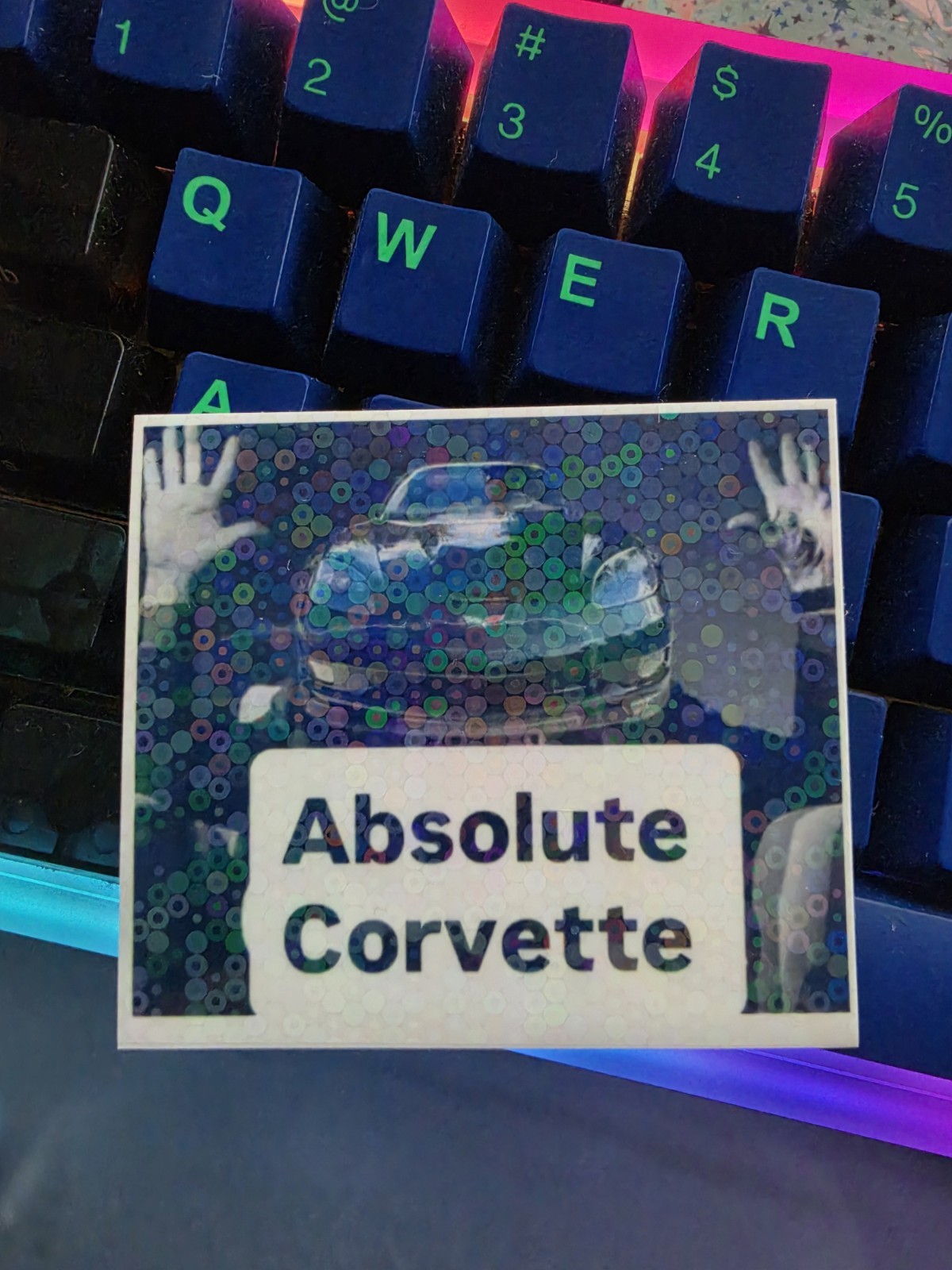 Absolute Corvette Meme Sticker GM 6.2L V8 LS Swap Corvette Z06 ZR1 NA Cam