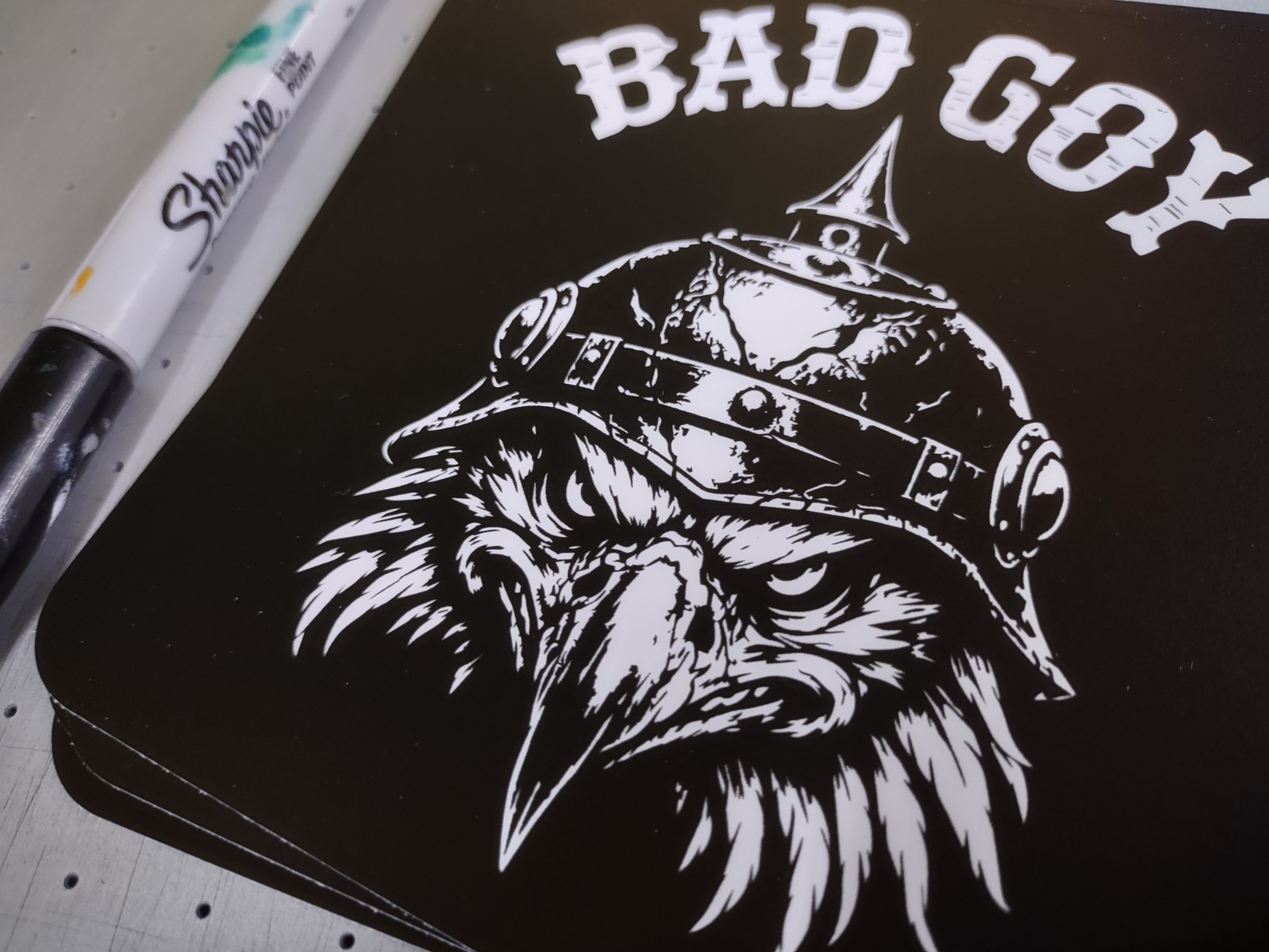 BAD GOY Assorted Stickers – Wolf, Skull, Bear, Eagle