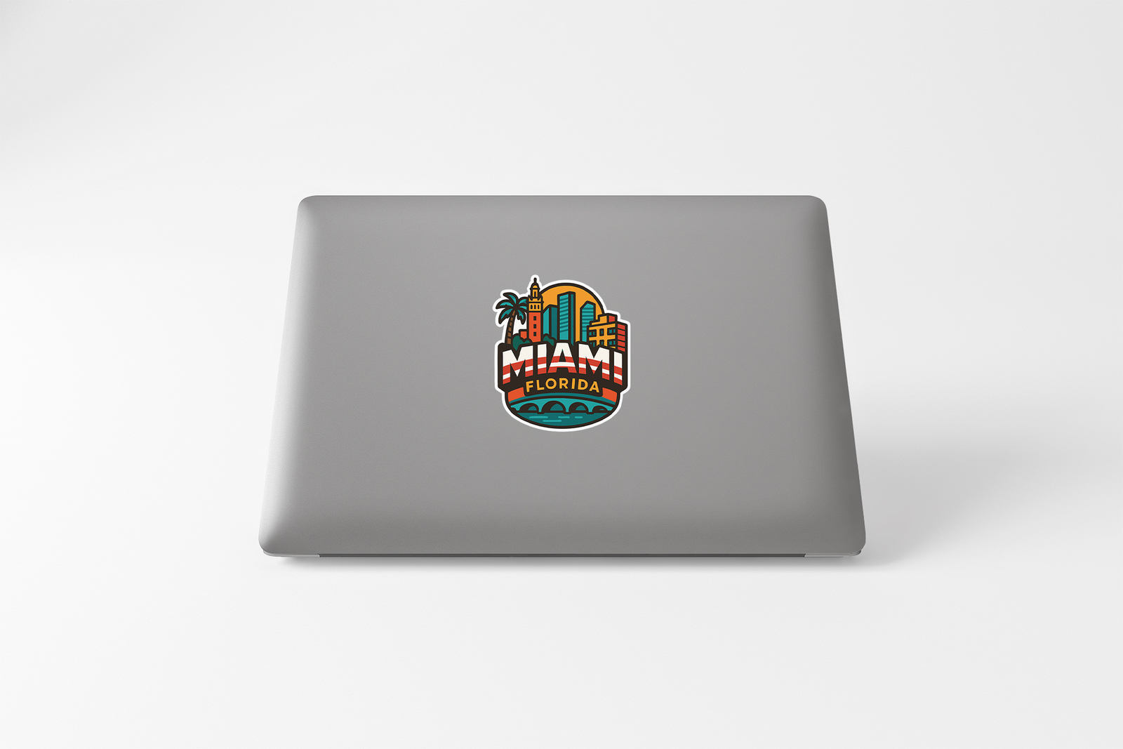 Miami Sticker Decal Vinyl Die-Cut City Skyline Landmark Design