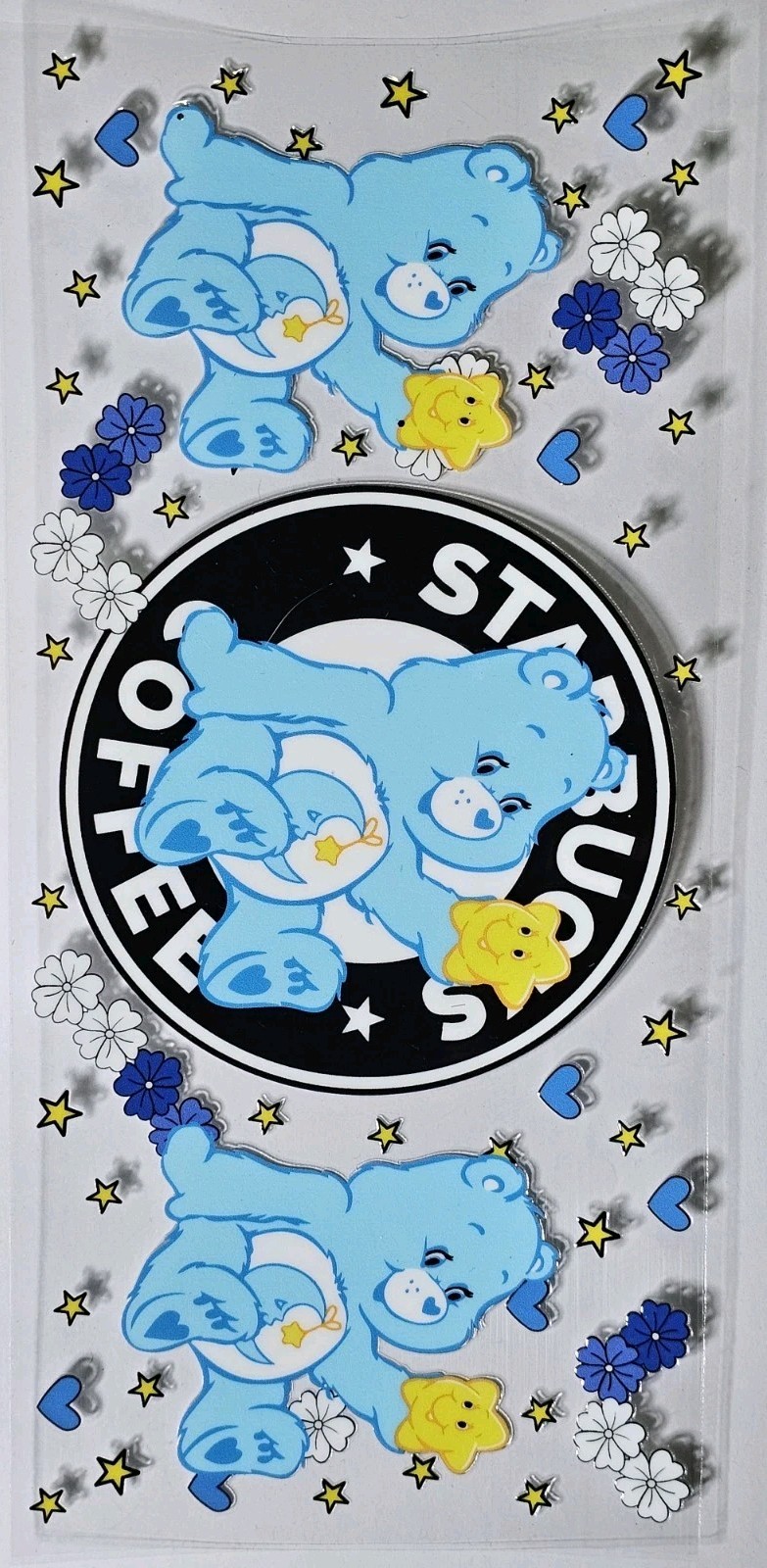 Care Bears UV DTF Transfer Sticker Wrap Tumbler UVDTF BUY 10+ GET COMBINED SHIP