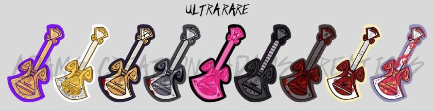 Adam’s Guitars – Hazbin Hotel Fanmade 2” Vinyl Stickers