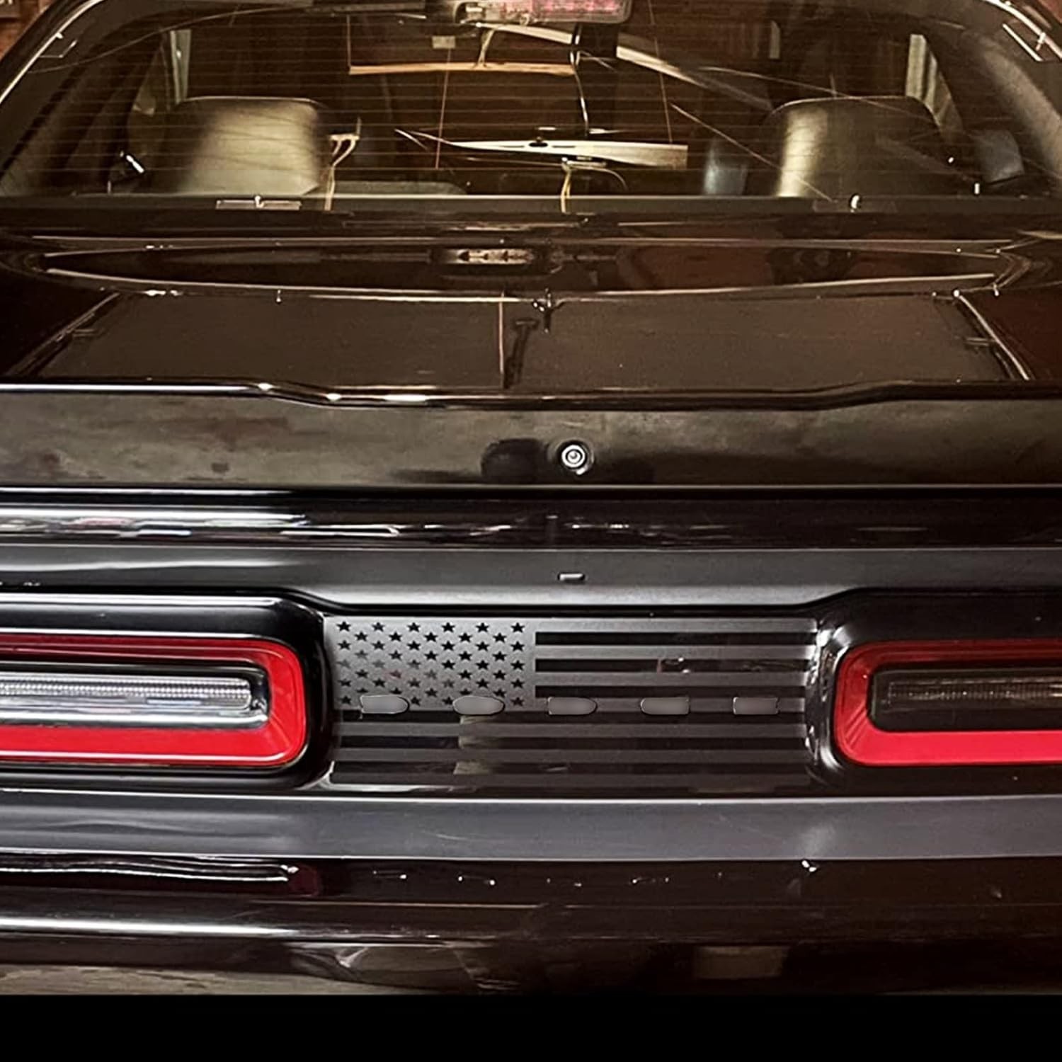 Taillight for Dodge Challenger 2015-2023 Without Letter Cut Out Matte Black