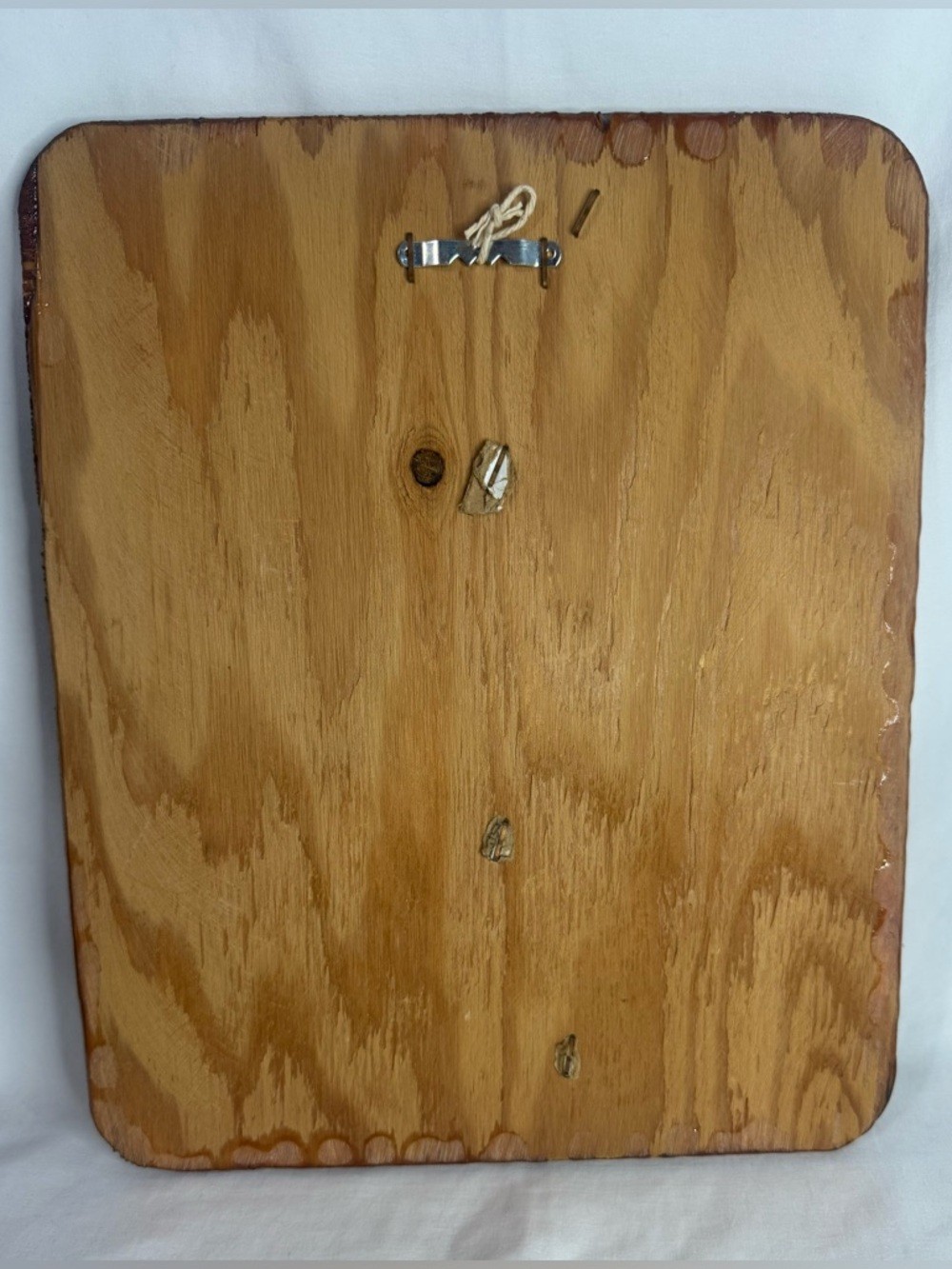 Vintage Wooden Wall Plaque “My Faith Prayer” Floral Butterfly Decor 9.5×11.5