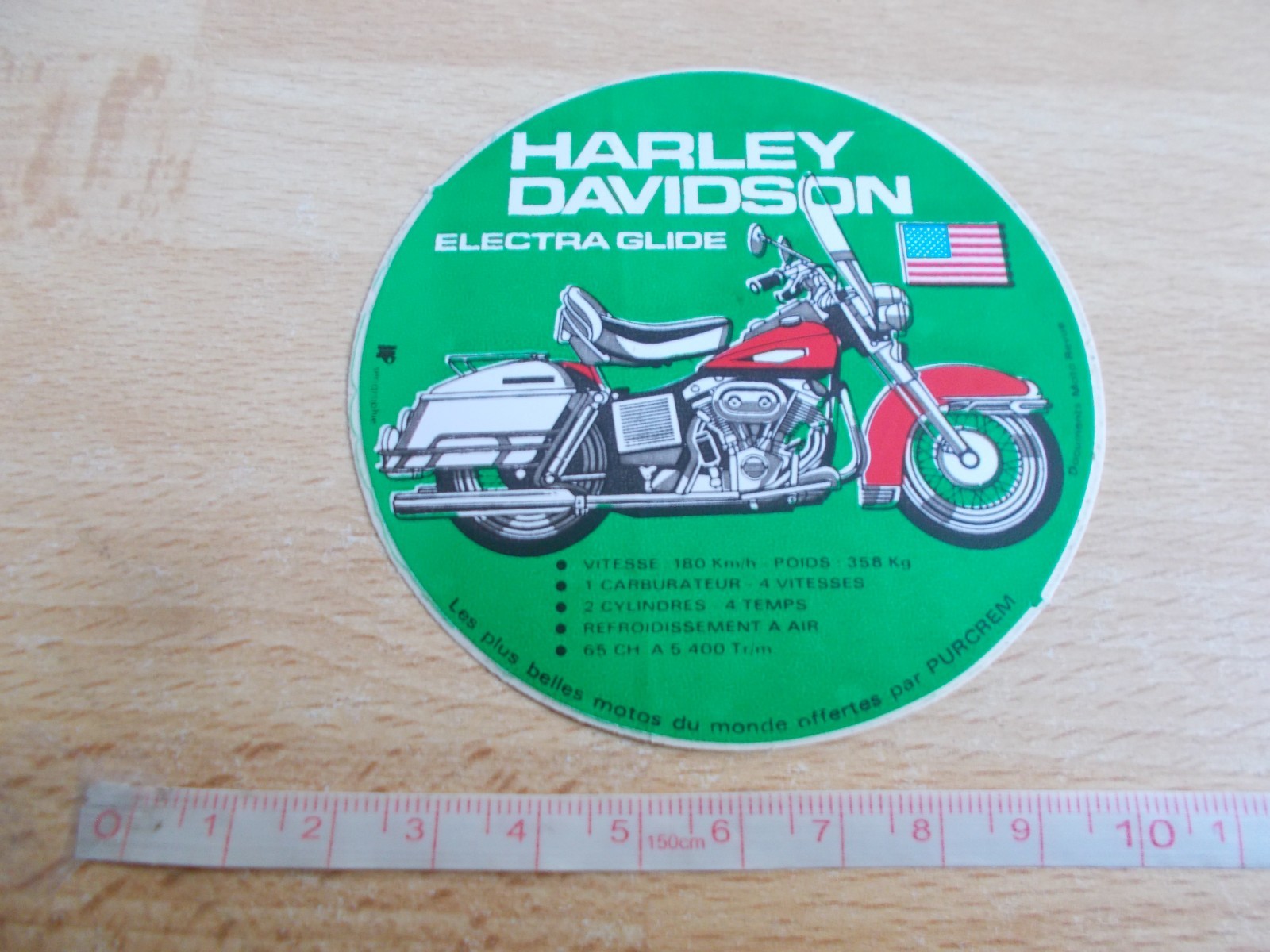 Sticker Vintage Harley Davidson Electra Glide – By Purcrem