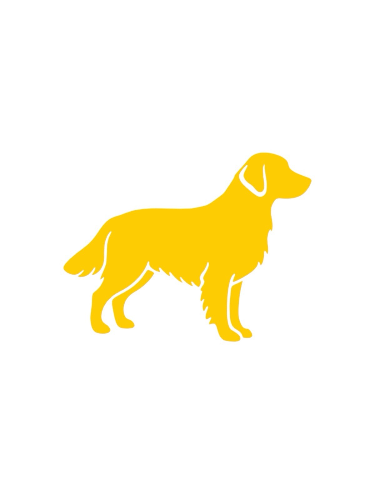 Golden retreiver Decal for car Windows Laptops most Smooth Surfaces