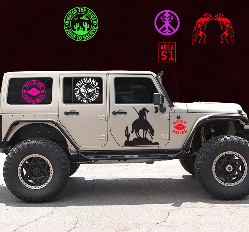 – Native American End Of The Trail Cactus Moon Indian WarriorDecal Sticker