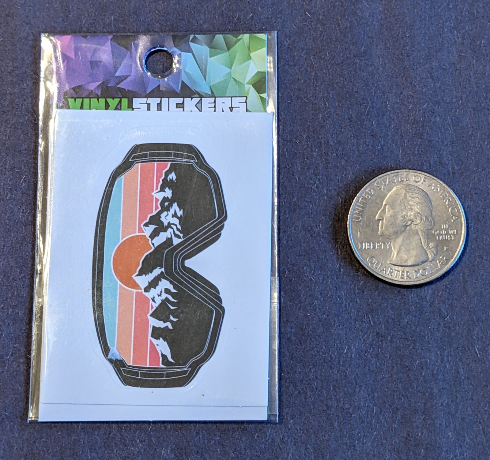 The Beard Abides Vinyl Sticker UV & Weather Resistant 1.13/16 x 2.5 inches