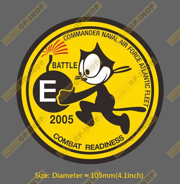 VF-31 2005 ROUND STICKER GRUMMAN TOMCAT F14 Vinyl Sticker laptop luggage