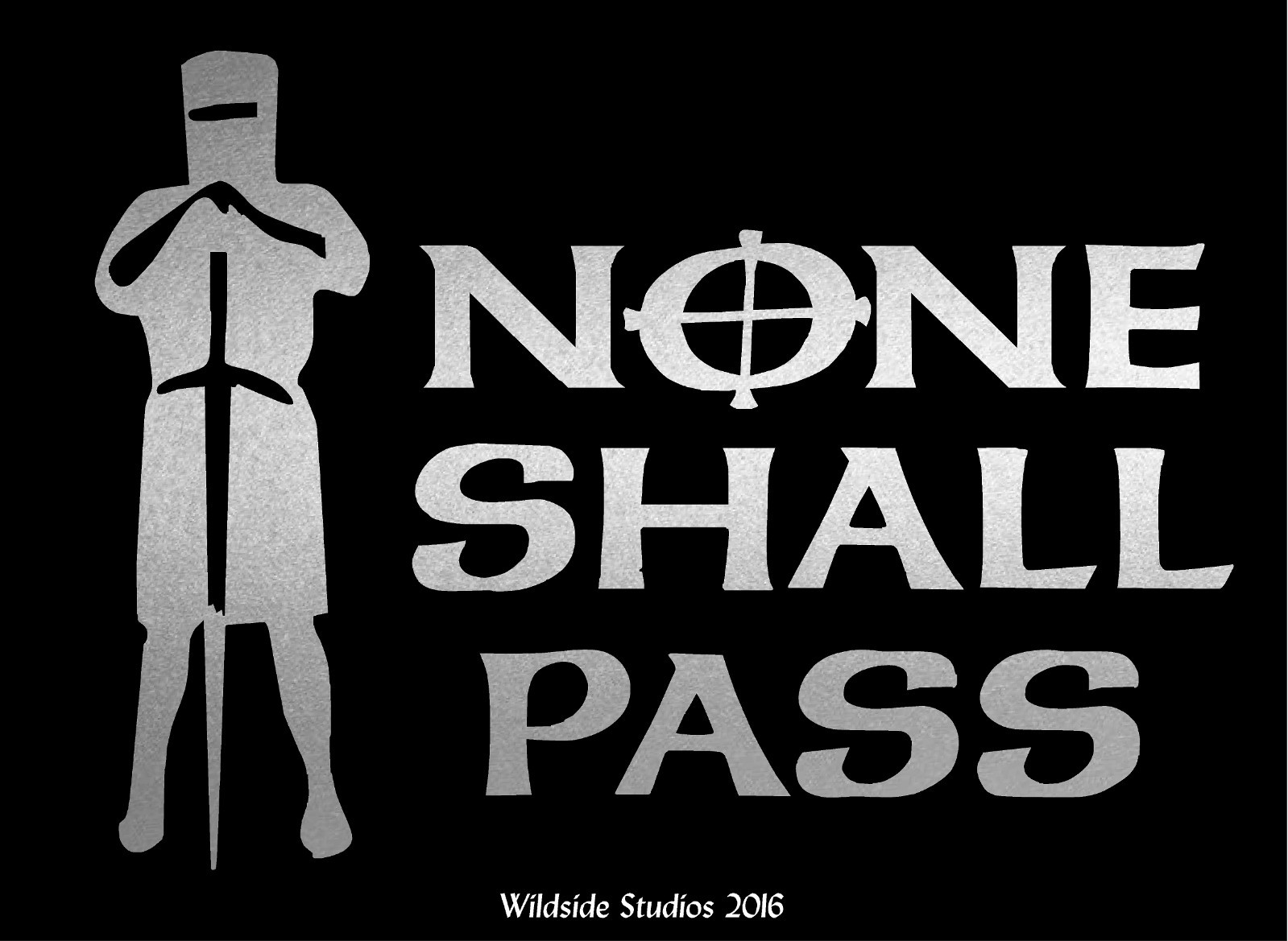 None Shall Pass Decal Monty Python Quote car window funny vinyl sticker