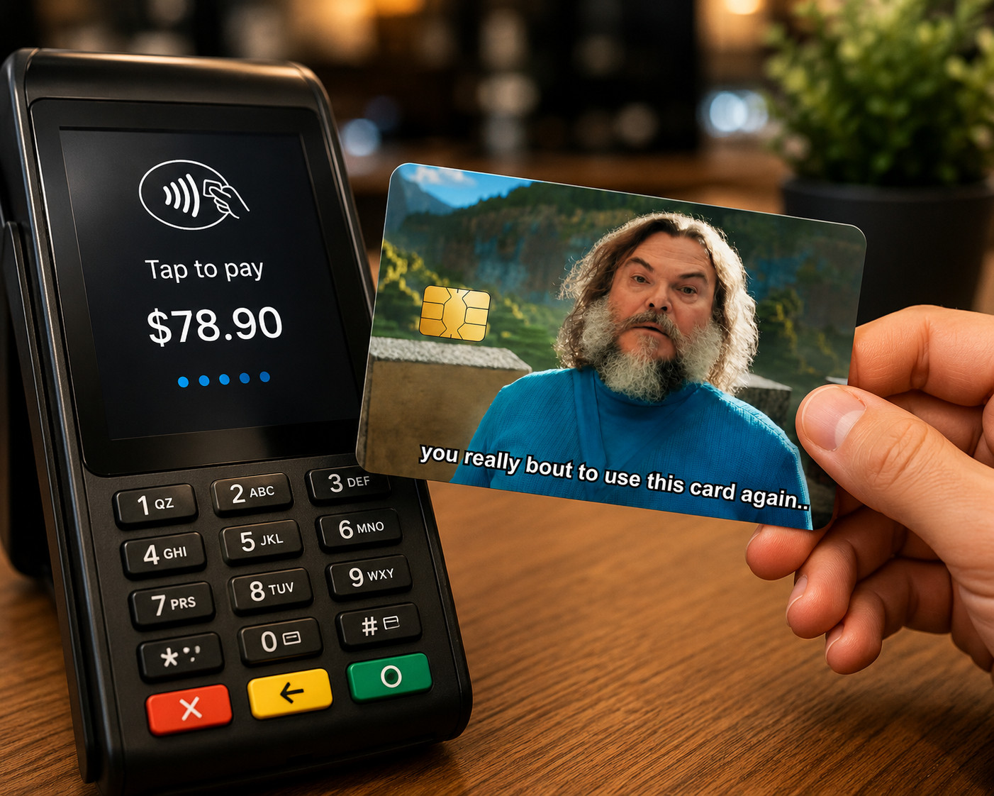 Funny Maxed Out Card Meme Really Use This Card Debit Card Credit Card Skin Vinyl