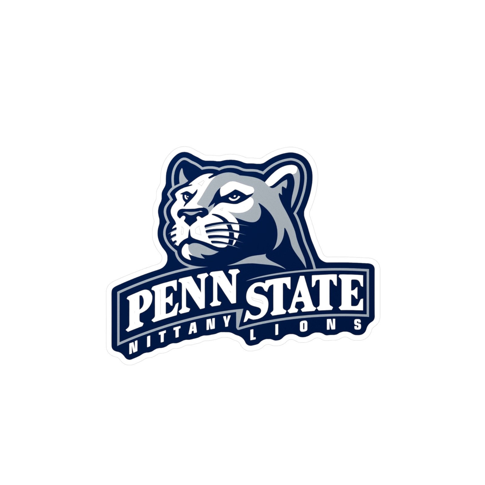 Penn State University Nittany Lions Kiss-Cut Vinyl Decals, Laptop, Cell, Locker