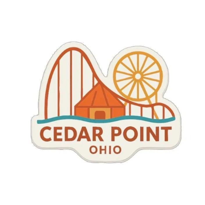 Cedar Point Ohio Iron On Heat Transfer Vinyl HTV Die-Cut Symbolic Landmark
