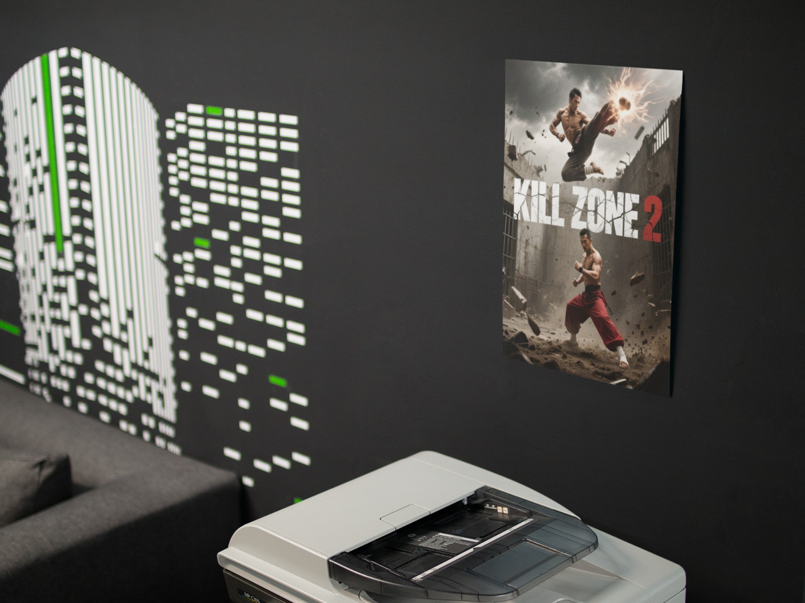 KILL ZONE 2 Movie Wall Vinyl Decal Poster Canvas Print Removable Adhesive