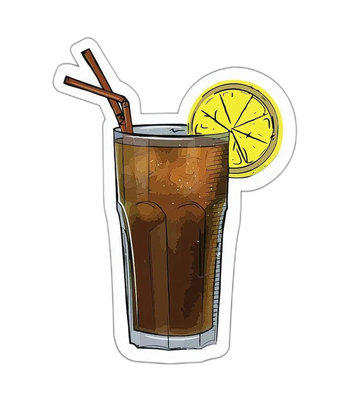 Fresh Lemon Sweet Tea Sticker Decal