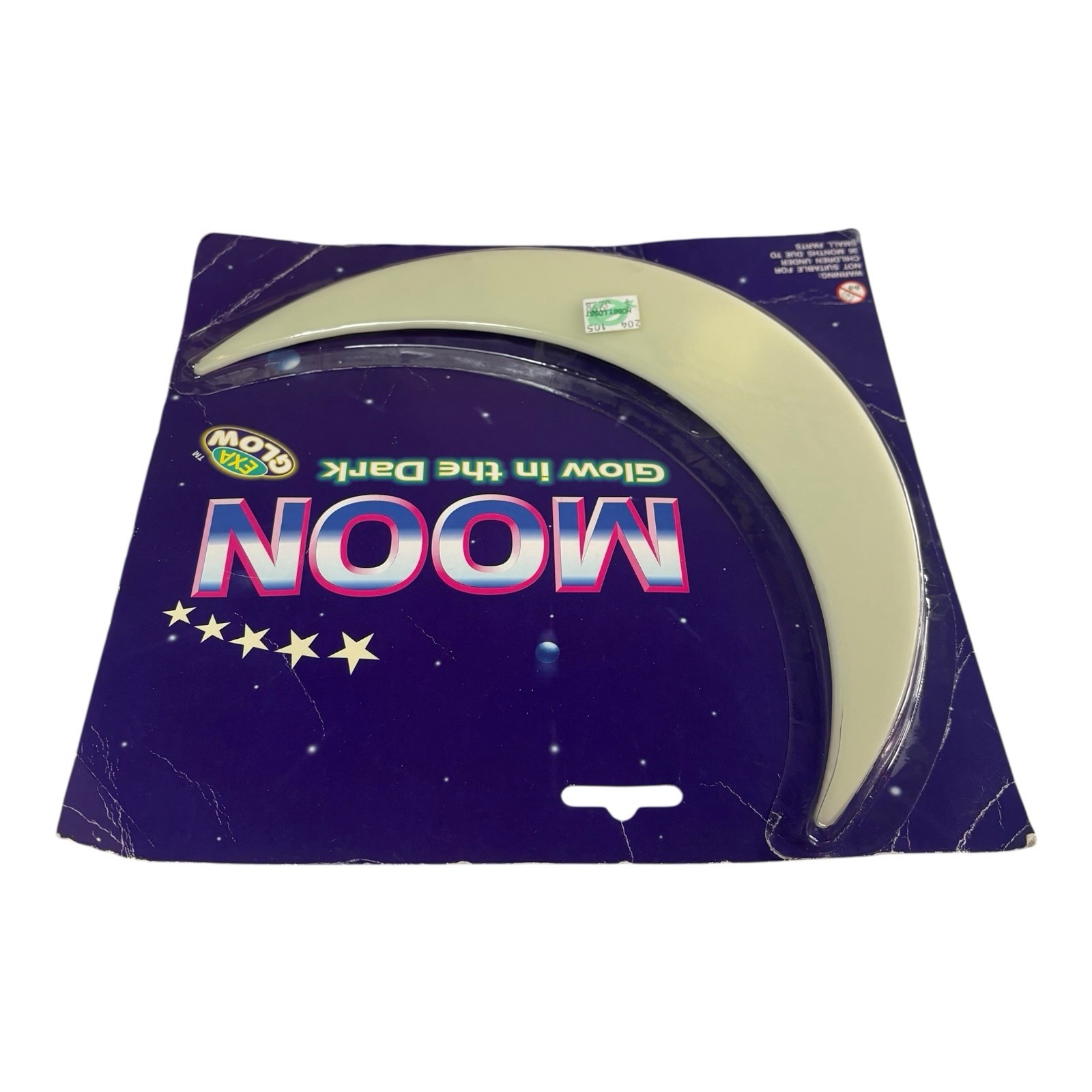 SEALED Vintage "Moon Glow in the Dark" Space Star Bedroom Large Size Y2K 90s NOS