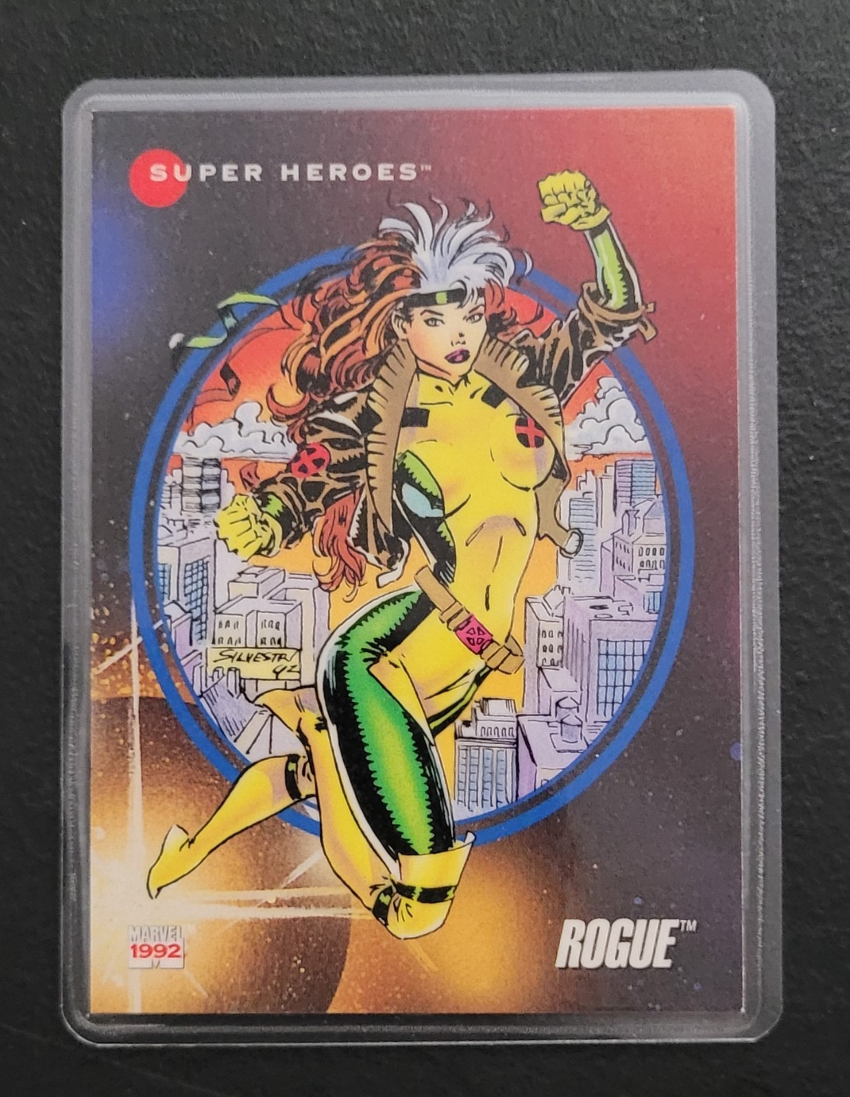 Impel Marvel Universe Superheroes Fridge/Locker/Cabinet Laminated Magnet 1990's