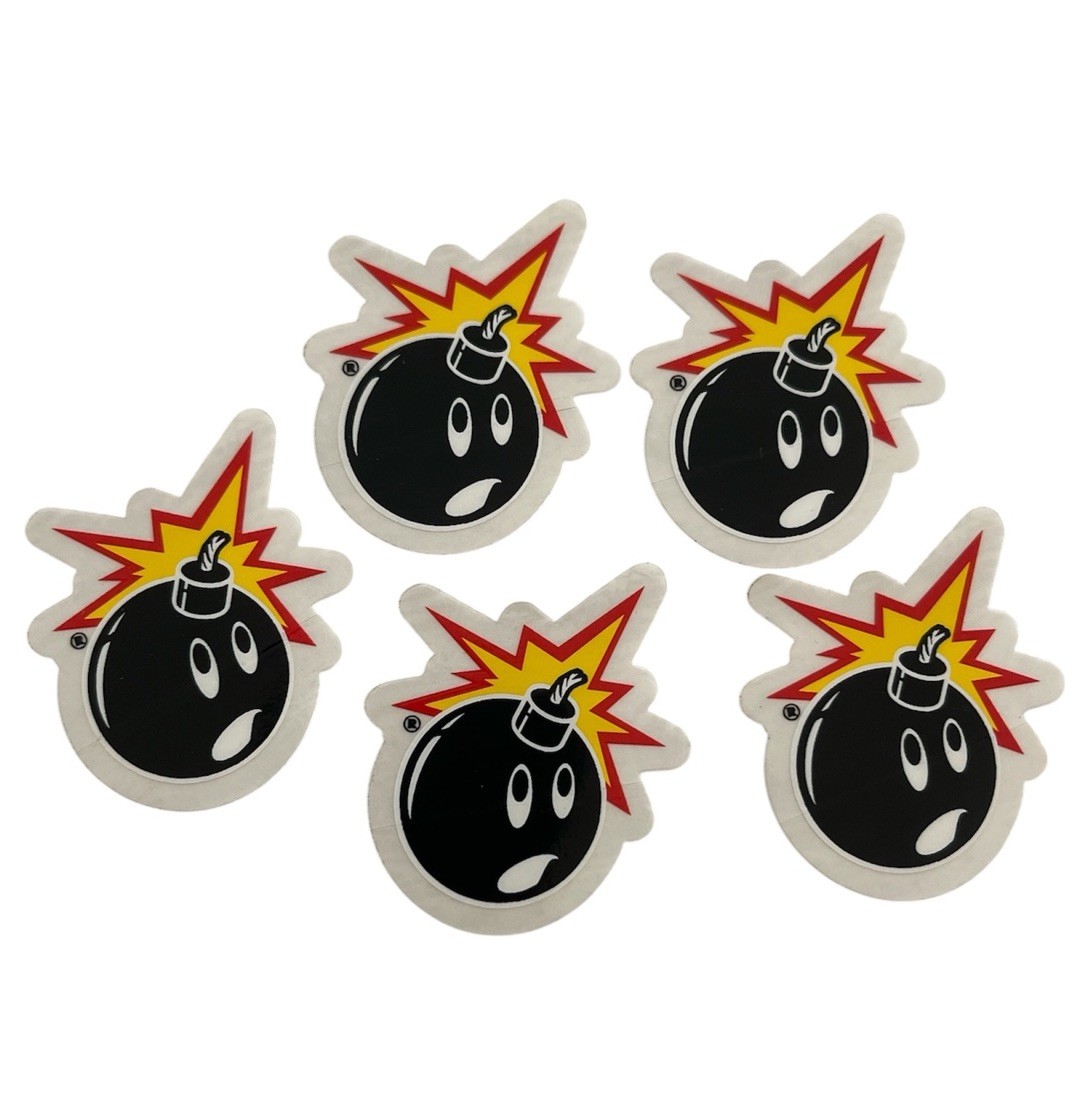 Authentic 🔥 The hundreds Adam Bomb Sticker Vinyl Decal weatherproof Lot Of 5