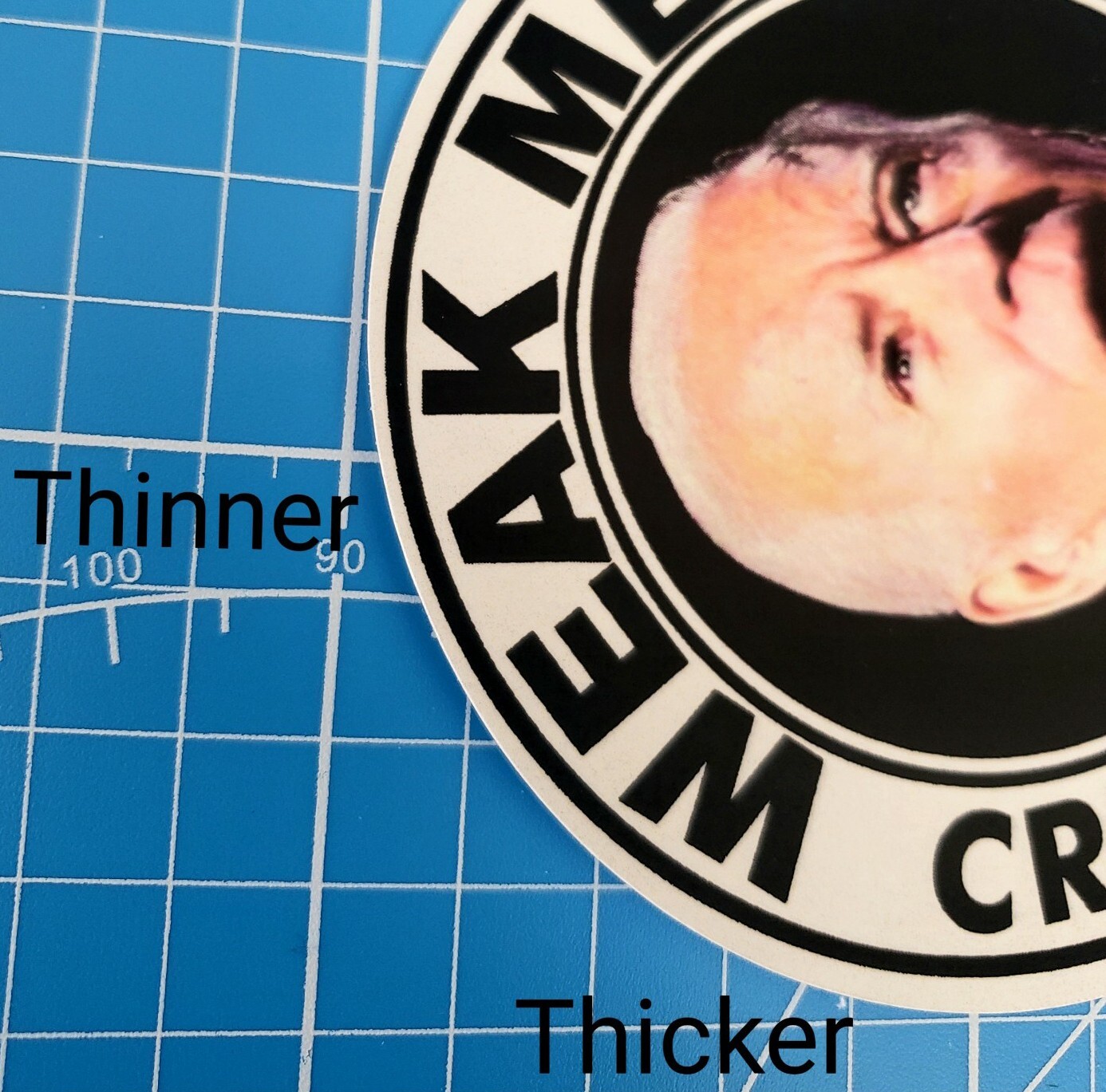 2x Decal Vinyl Joe Biden Funny Sticker. Custom made 4"X4" inches