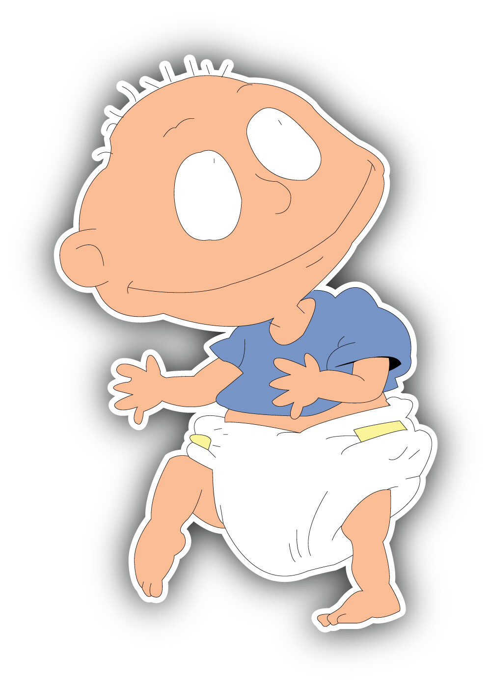 Rugrats Cartoon Sticker Bumper Decal – "SIZES"