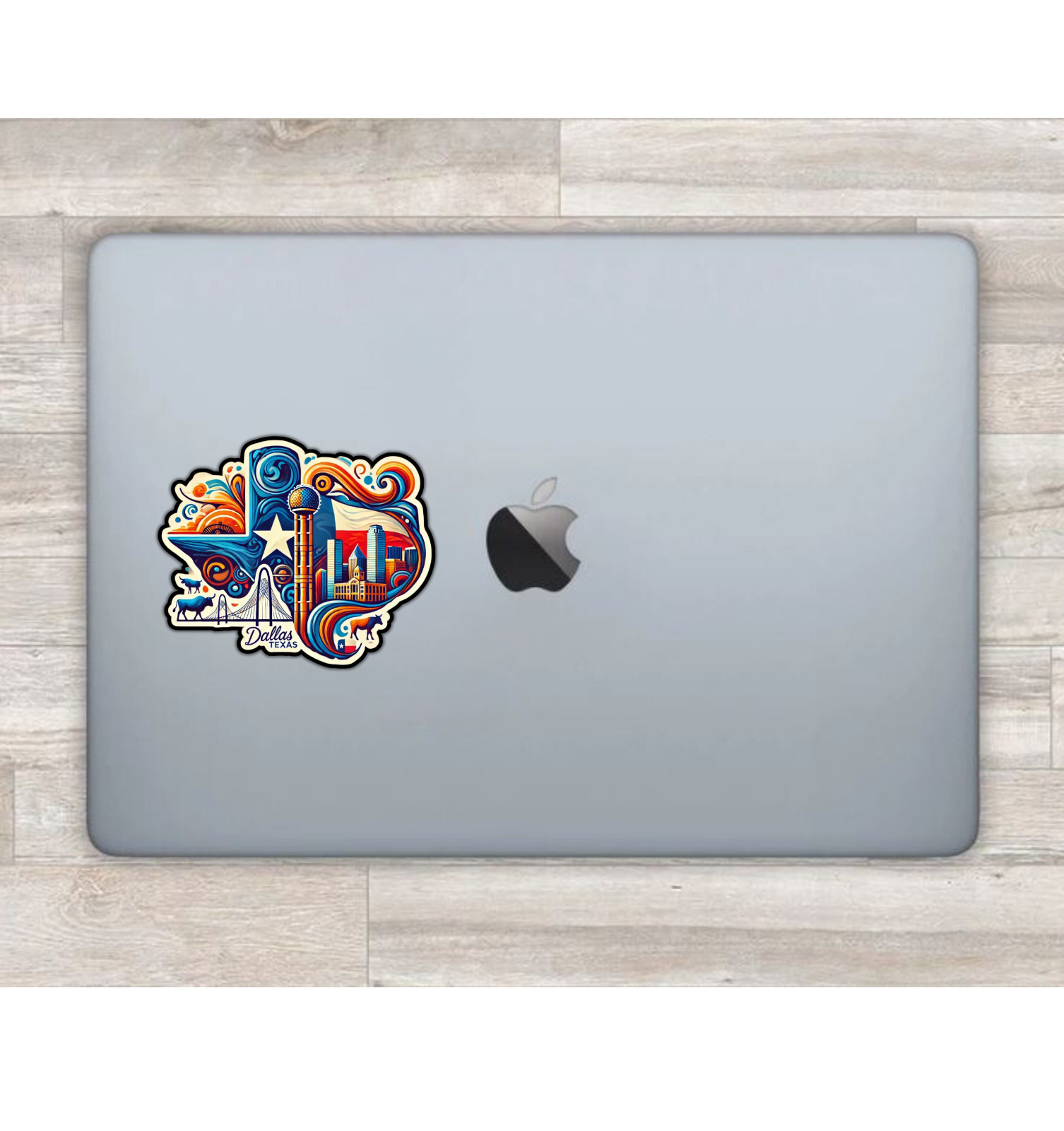 Dallas Texas Fridge Magnet or Laptop Sticker